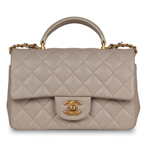 chanel mini flap grey|Chanel mini flap bag price.